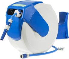 Vandslangetrommel automatisk for 15 meter slange, nem løsning til vanding.