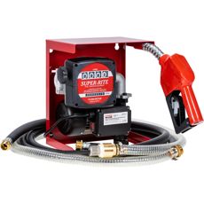 Brændstofpumpe Set 230V 60L/min Måler