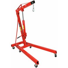 Motorløfter 2 ton, med maksimal løftehøjde på 2300 mm, robust og pålidelig.