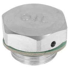 Olieprop 3/4 med udluftningsventil til sikker afledning af tryk.