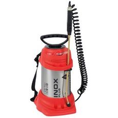 Rustfri trykluftssprøjte på 6L, perfekt til effektiv sprøjtning af væsker.