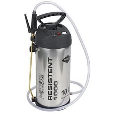 Rustfri trykluftssprøjte, 10L, klarer op til 6 bar for høj ydeevne.