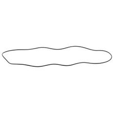 O-ring Mf 1860838M1, nødvendig for at opretholde maskindelenes funktion.