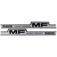 Dekalsæt til MF 565, perfekt til at genskabe traktorens originale udseende.
