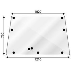 Mørk bagrude til MF 600 Serie, designet til at give både stil og funktionalitet.