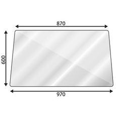 Bagrude af korrekt størrelse (870x970x600) til din MF-maskine, sikker og slidstærk til langvarig brug.