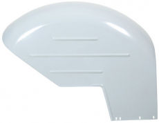 Skærm til venstre side af traktorer, måler 9" / 23 cm.