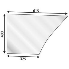 Dørrude Nedre Mf Venstre/Høj for 300 serien, perfekt til reparationer.