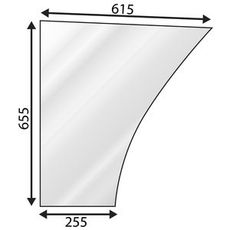 Dørrude Nedre Mf Venstre/Høj 300 serie, kvalitet for langvarig beskyttelse.