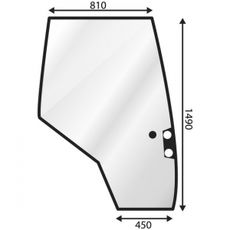 Dørglas Mf Højre til 6000-8000 serien, fremstillet til holdbarhed.