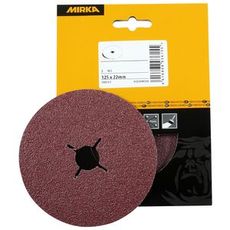 3-pak Fiber 125 mm P36, perfekt til slibning og overfladebehandling.