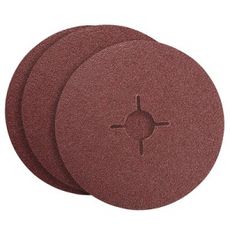 3-pak Fiber 125 mm P50, ideel til middelslibning af overflader.