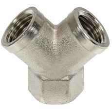 Y-samling, 1/8 tomme udvendig i messing, perfekt til små maskiner og udstyr.