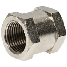 Indvendig messing muffe 1/4, perfekt til rørsystemer og vandinstallationer.