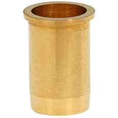 Indstikshylse 6X4 B12 af messing, ideel til reparation og vedligeholdelse af maskiner.