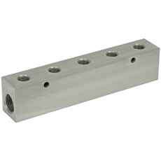 Fordelingsrør 1/4 tomme, 2+5 linje, effektiv løsning til væsketransport.