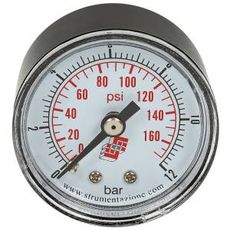 M40 trykmåler med kapacitet 0-12 Bar, til højere trykmålinger.