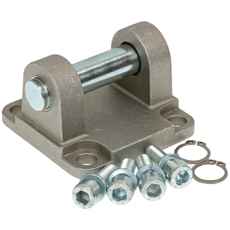 Cylinderbeslag 32Mm B, robust konstruktion til industrielle applikationer.