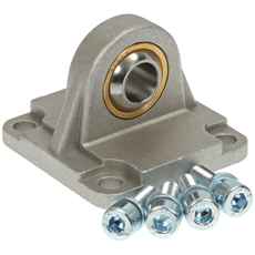 Cylinderbeslag 40Mm Bas, giver stabilitet og styrke til maskiner.