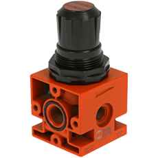 Pneumatisk regulator 1/4, justerbar 0-12 Bar, perfekt til trykstyring.