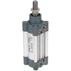 Kompakt pneumatisk cylinder 50x50 S3, perfekt til pladsbesparende applikationer.