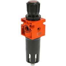 3/8 filterregulator fra New Deal, 20Mic 0-12Bar for pålidelig drift.