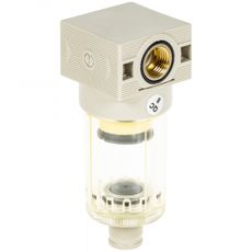 Pneumatisk filter 1/4 tomme, 5 mikron for ren luft og maskinens effektivitet.