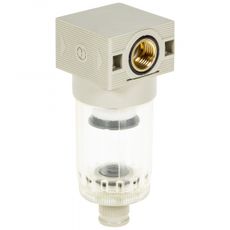 Pneumatisk filter 1/4 tomme, 20 mikron, holder komponenter rene.