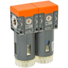 Filterregulator i præcisionsdesign til maleapplikationer med sikring af luftstrøm.