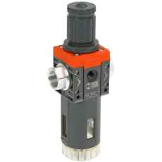 Filterregulator 3/4 Sy2 20Mic 0-12Bar til sikker syntetisk anvendelse.