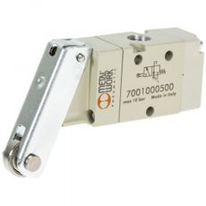 Rulleløft ventil 3/2 1/8 MEV23BRSNC, højtydende komponent til flowkontrol.