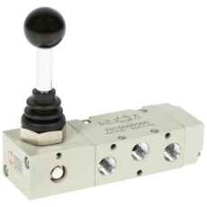 Mekanisk ventil med 5/3 kategori, 1/8 tilslutning, helt perfekt til din traktor.