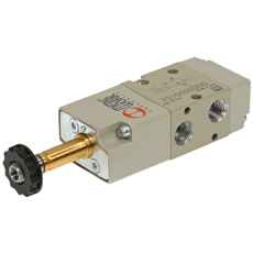 Kompakt solenoide ventil 3/2 1/8 Nc, ideel til smidige væskeflow.