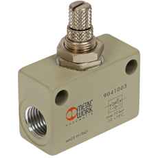 Flyveregulator 1/4 Rflu for effektiv kontrol af tryk i hydrauliske systemer.