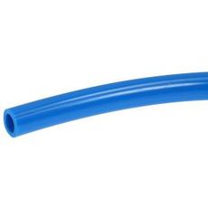 Pneumatisk rør 6x3.9mm polyether-PU i blå farve.