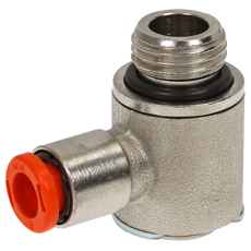 Enkelbanjo udv 8mm-3/8 for effektiv forbindelse i hydrauliske systemer.