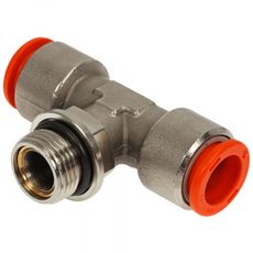 T-kobling udv 8mm-3/8 til Push-In samlinger, perfekt til komplekse systemer.