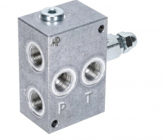 CETOP 3/NK6 trykventil 1-sektion 3/8", vigtig for stabil hydraulik