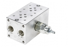 CETOP 3/NK6 trykventil 2-sektioner 3/8", effektiv hydraulikløsning