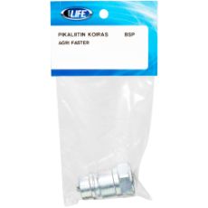 Hurtigkobling Han 1/2" Bsp Agri Faster, ideel til effektiv væskestrøm i landbruget.