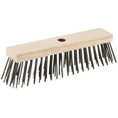 Kost 300X60mm, lavet af ståltråd for holdbar rengøring.