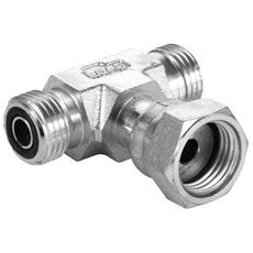 T-adapter Orfs 1.3/16 til både udvendig og indvendig gevind.