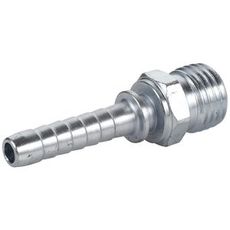 Cel-35 slangforbindelse M45x2.0-1.1/4, lys rørrype, robust til landbrugsmaskiner.