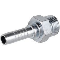 Ces-10 slangforbindelse M18x1.5-3/8, tung rørtype, ideel til traktorer og tunge maskiner.