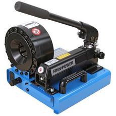 Håndpumpet slangepres til 16 mm slange, maks diameter 1", brugervenlig.