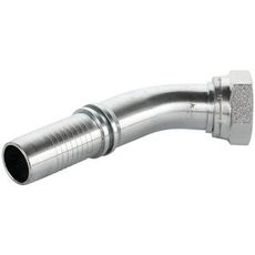 45 graders slangkobling Bsp 1/2-3/8 Indv.Gevind til fleksible installationer.