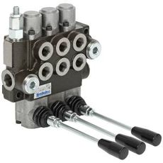 Retningsventil 3/8" - max. 40 l/min 3-SPOLE, til avancerede hydrauliksystemer.