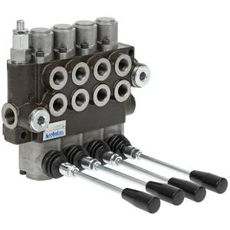 Retningsventil 3/8" med 4 spoler, max 40 l/min, perfekt til hydraulik i traktorer.