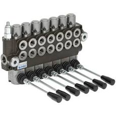 Retningsventil 3/8" 7 spoler, max 40 l/min, til effektiv hydraulik i tunge maskiner.