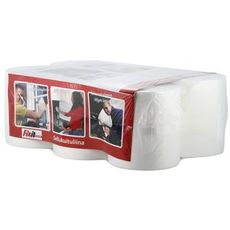 Aftørringsklud 6 ruller, pålidelig klud til at holde vinduer rene.